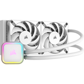 iCUE H100i RGB ELITE Liquid CPU Cooler - White